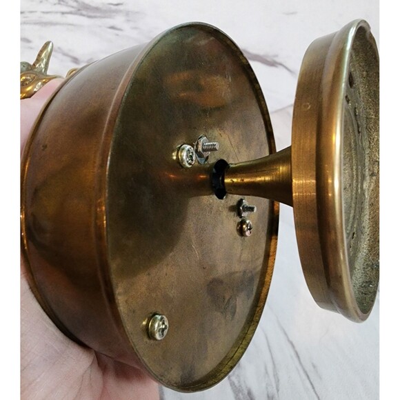 Vintage Brass Unicorn Music Box 1970s Fantasy Figurine Spinning Base Works Great - Picture 5 of 9